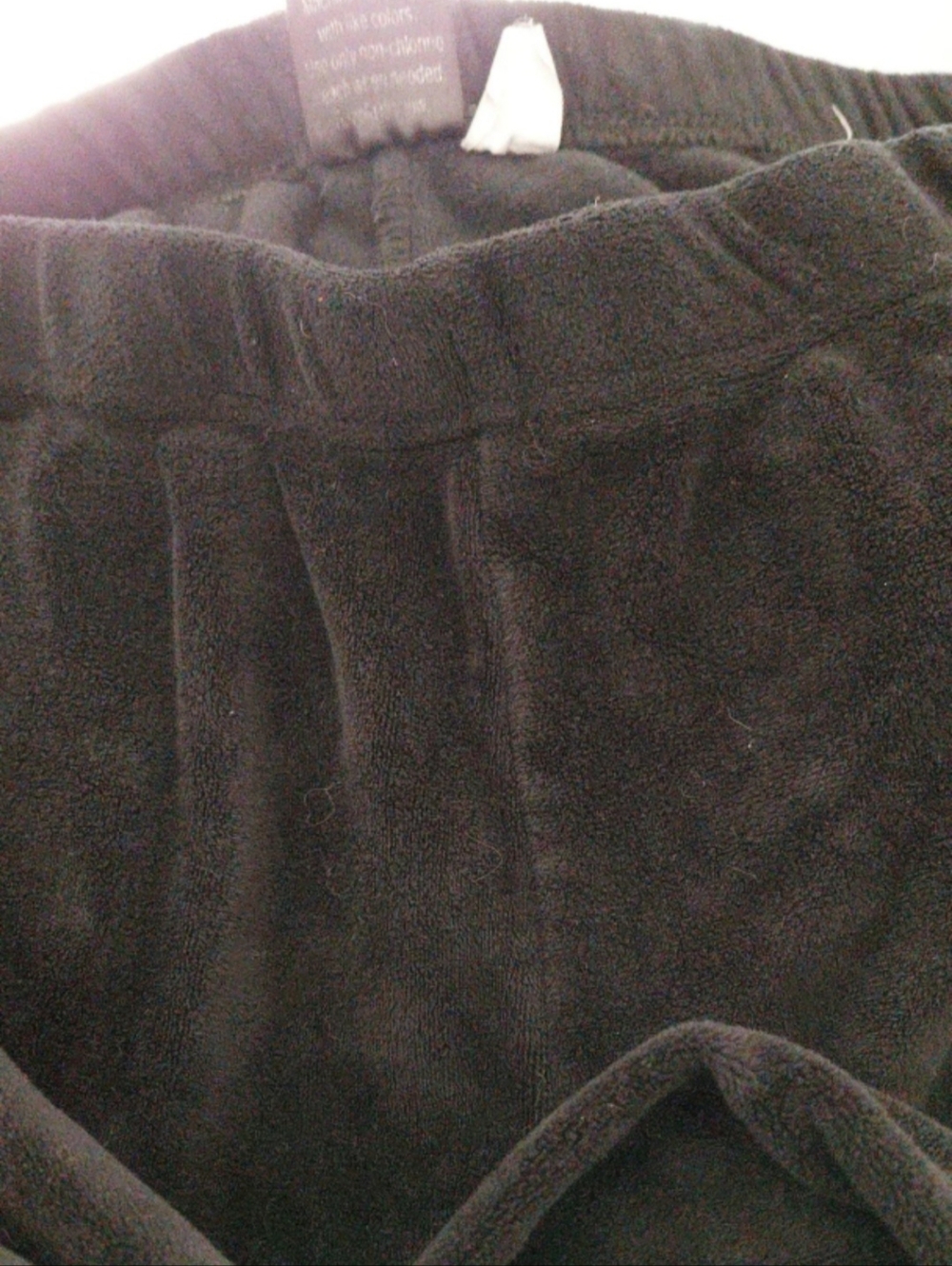 #88 Vintage Y2K Velour Lounge Pants Elastic Waist medium rn is faded glory